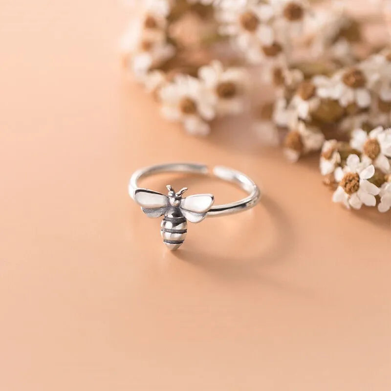 Topaz Lace Silver Ring