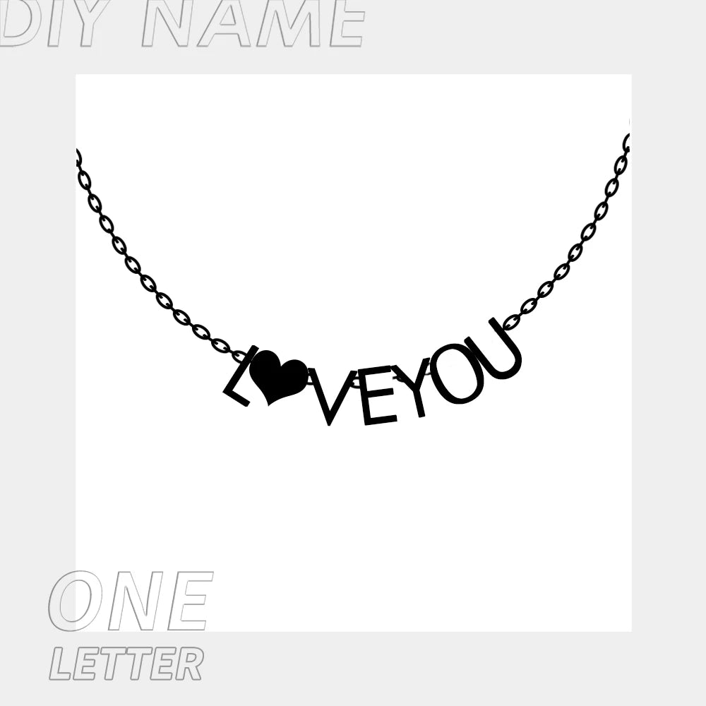 Personalized Alphabet Necklace