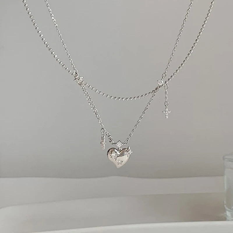 Double Layer Love Necklace