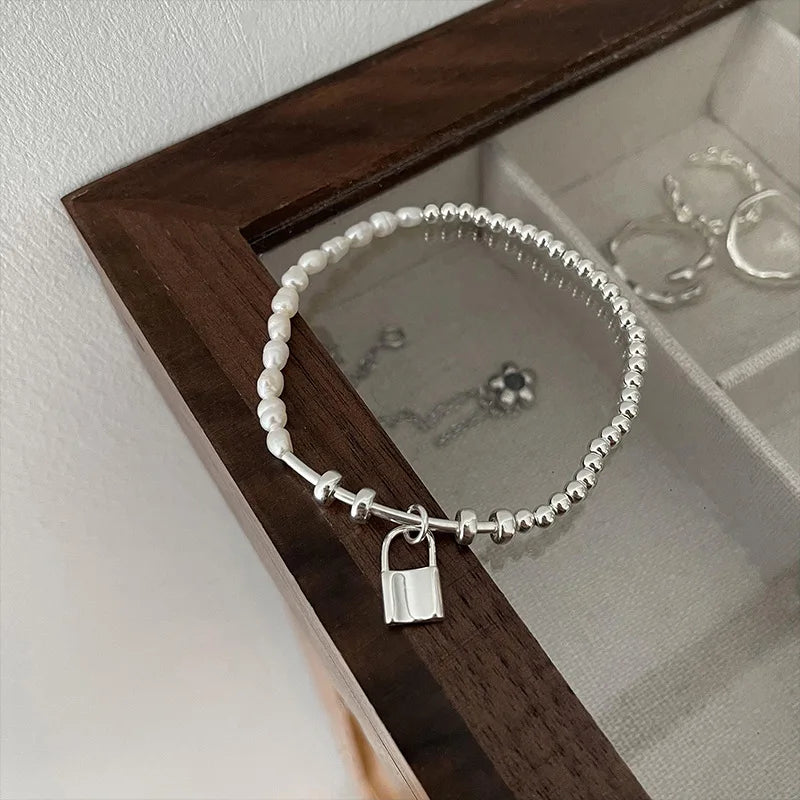 Star Heart Pearl Bracelet