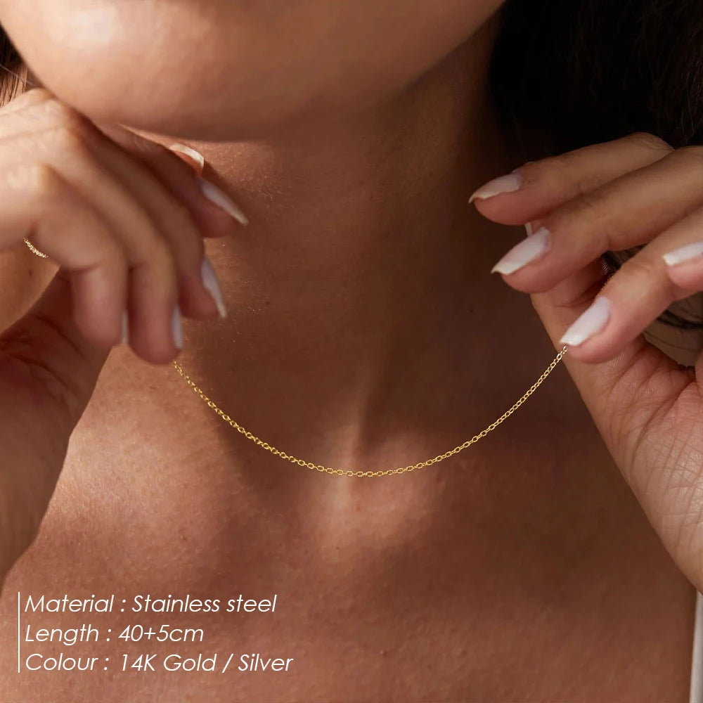 Gold-Plated Men's Chain Necklace