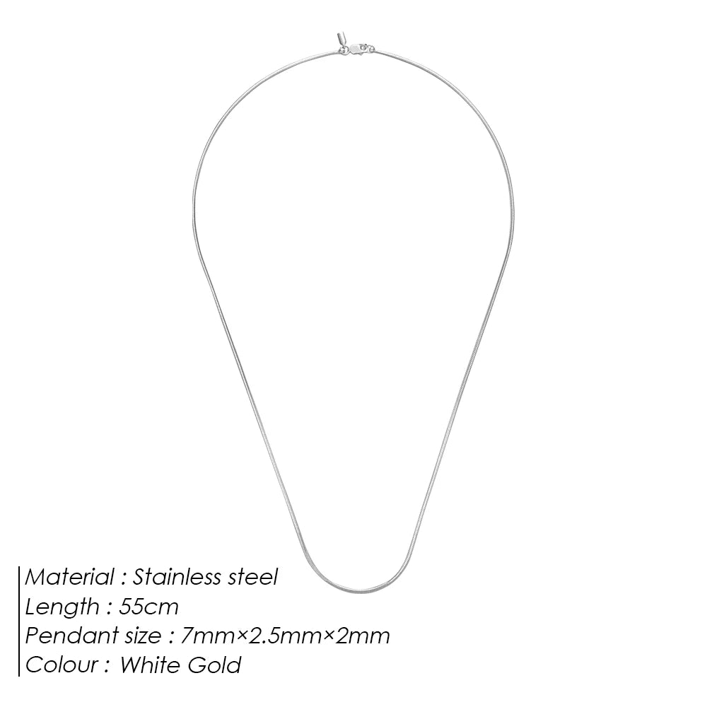 Gold Plated Snake Chain Necklace