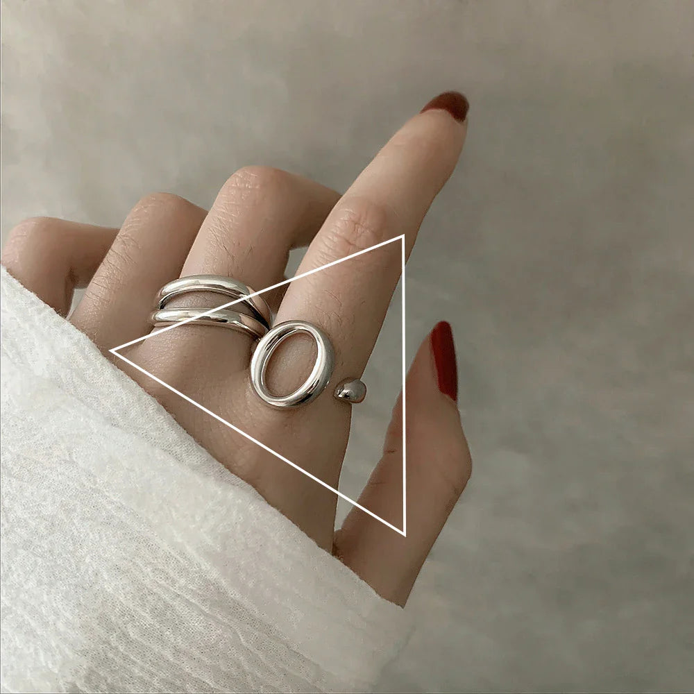 Vintage Geometric Nail Ring