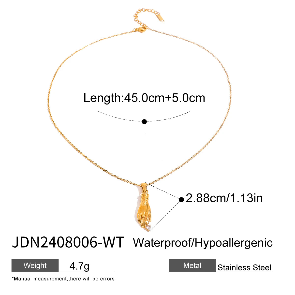 Heart Pendant Cubic Zirconia Necklace