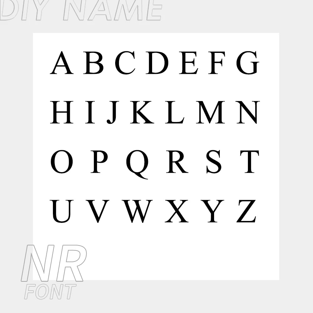Customized Initial Letter Necklace
