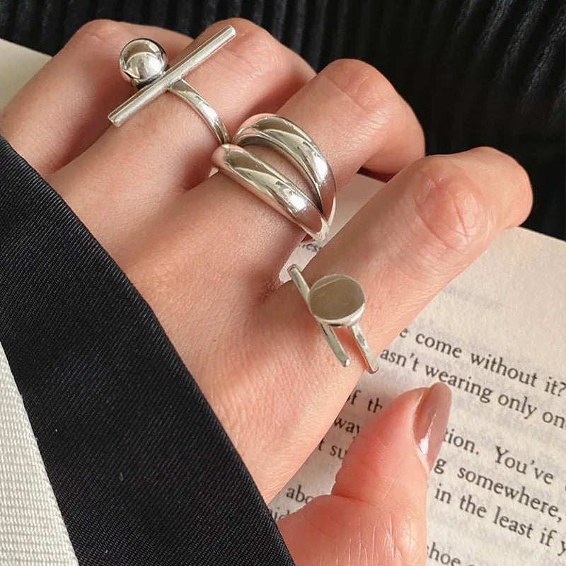 Vintage Geometric Nail Ring
